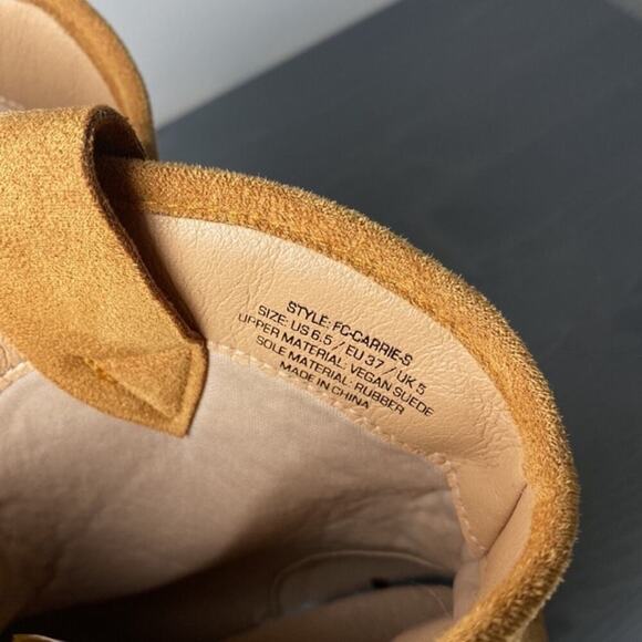 French Connection Carrie Western Faux Suede Bootie Size 6.5 - Picture 7 of 9